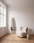 Aria Mirror | 140 × 35 cm in a bright Scandinavian interior