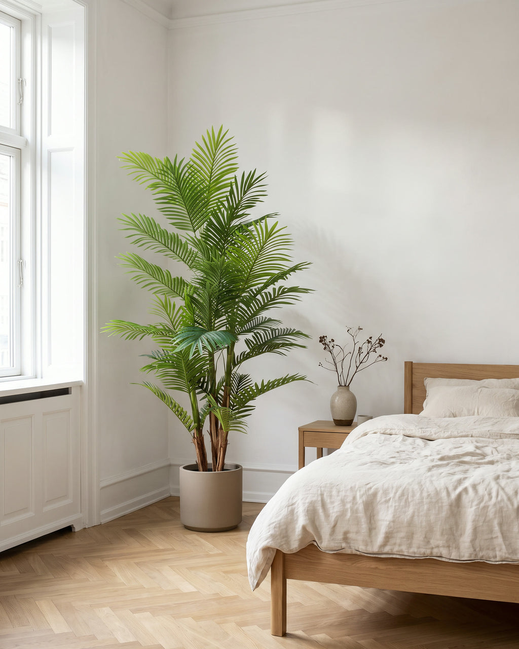 Palma | 180 cm in un luminoso interno scandinavo