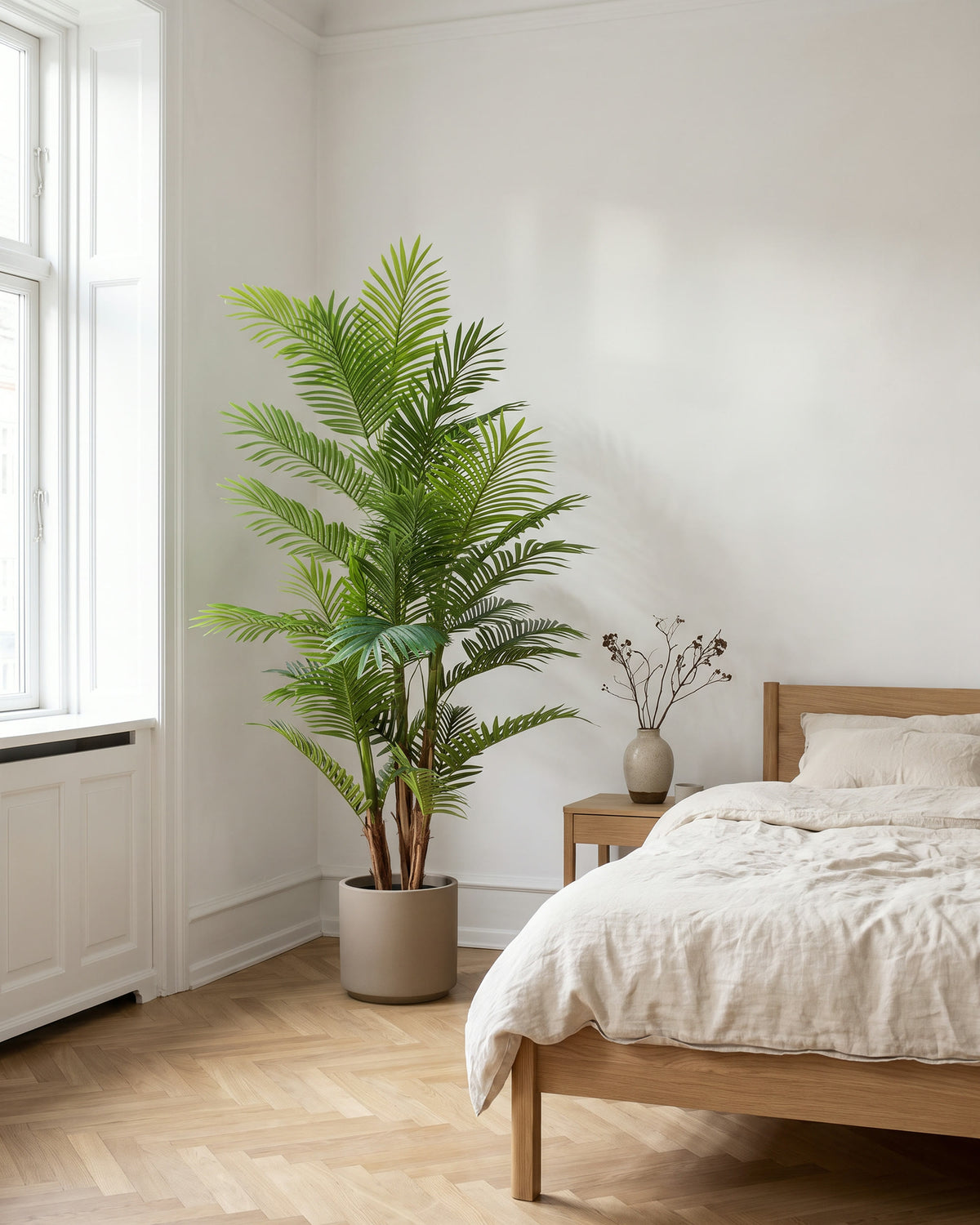 Palm Tree | 180 cm in a bright Scandinavian interior