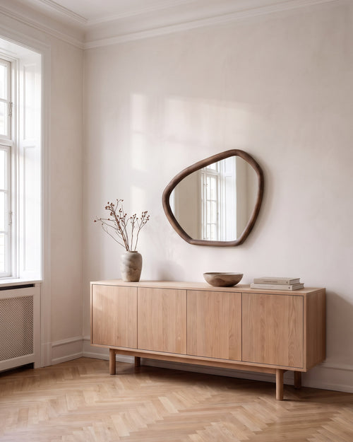 Dalia Mirror in a bright Scandinavian interior